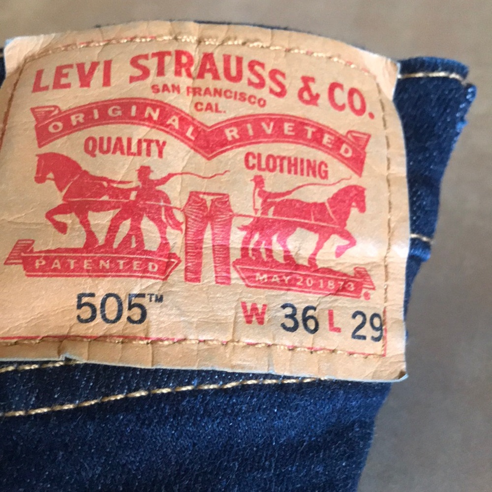 Levi 505 mens jeans
